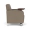 Lesro Siena Lounge Reception Guest Chair W/ Swivel Tablet, 27 in W 29.5 in L 32.5 in H SN1101 - alternate 2